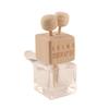 Car Ornament Air Conditioner Perfume Empty Bottle Indoor Cute Aromatherapy Clip Air Vent Perfume Bottle Clip Glass Square