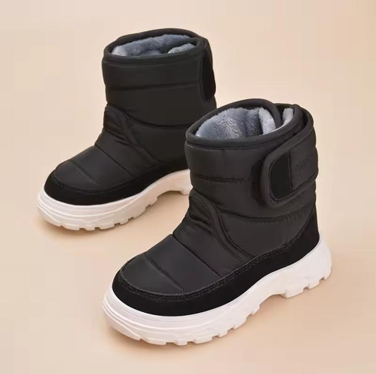 Winter Fashion Waterproof Good Quality Thick-bottom Warm Plush Children Shoes Boys Girls Snow Boots for Baby Toddlers CSH1596