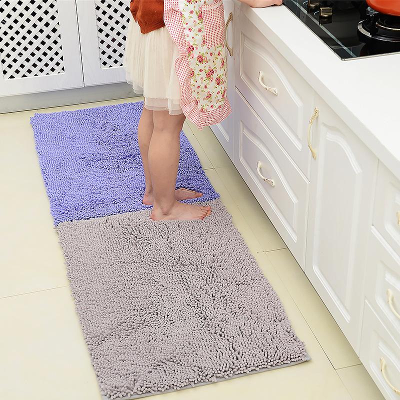 Encrypted Thickened Microfiber Chenille Floor Mat Carpet Bathroom Bathroom Absorbent Non-slip Mat Door Mat Floor Mat