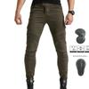 Jeans Casual Dritti Larghi da Moto 06 Pantaloni da Corsa Unisex Antiacaduta per Moto con Protezioni