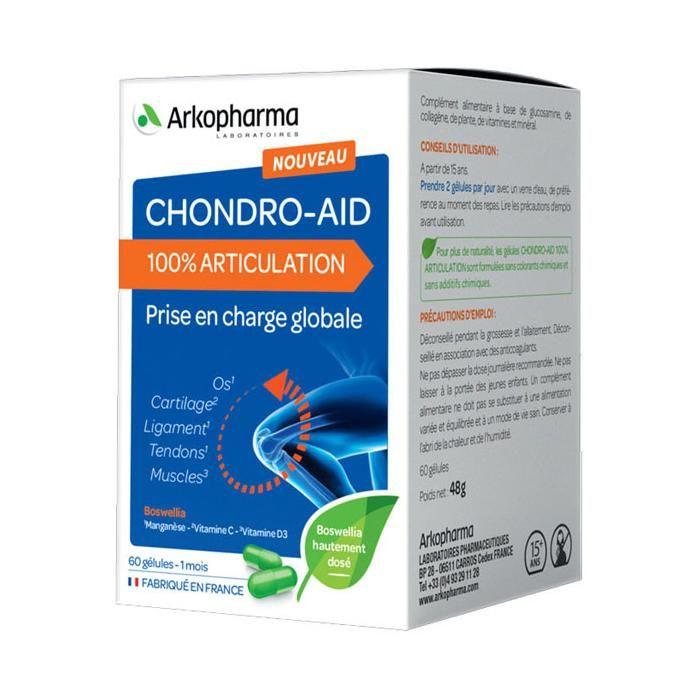 Arkopharma Chondro-Aid 100% Articulation 60 Gélules