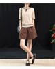 Plus Size Women's Retro Artistic Cotton Summer Casual Elastic Waist Wide-Leg Shorts