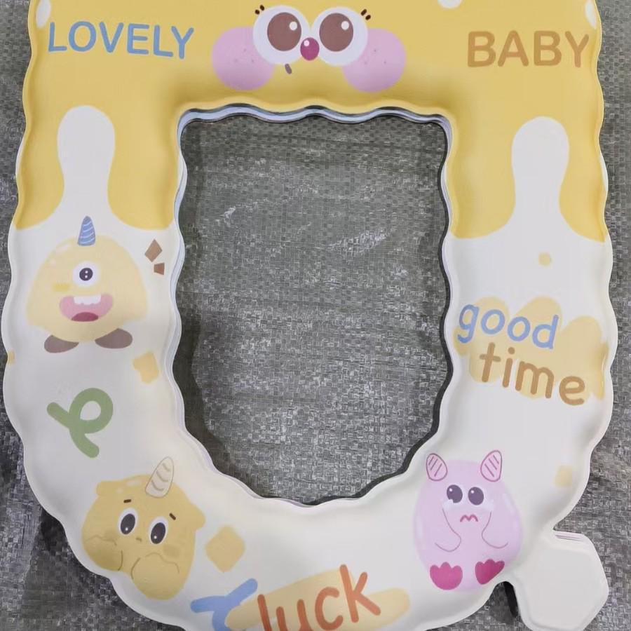 Universal Cute Cartoon Waterproof Toilet Seat Cushion, Washable & Wipeable