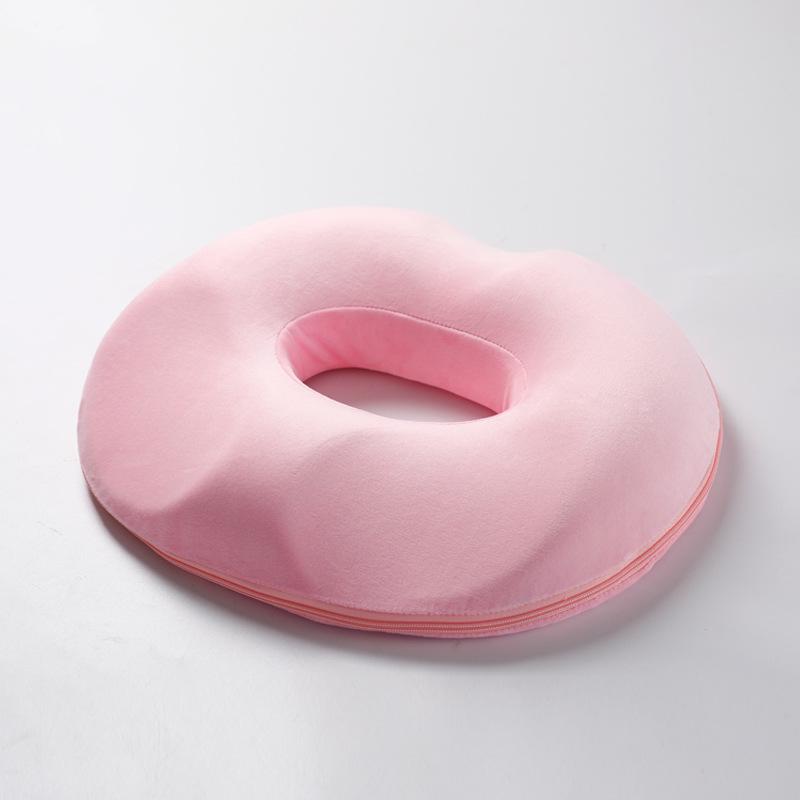 Ergonomic Hemorrhoid Relief Cushion: Breathable, Hollow Design for Pregnancy & Postpartum Comfort