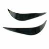 2PC Universal Anti-Collision Protector Rubber Auto Front&Rear Corner Bumper Guard Lip Anti-Scratch Strip Sticker Car