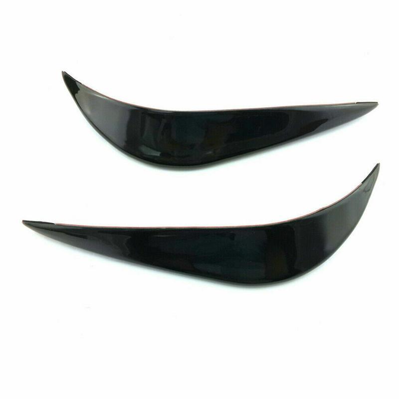 2PC Universal Anti-Collision Protector Rubber Auto Front&Rear Corner Bumper Guard Lip Anti-Scratch Strip Sticker Car