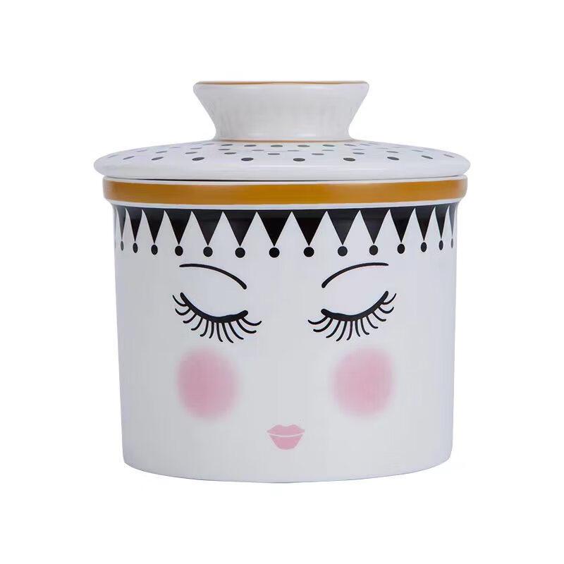 Скандинавская европейская керамическая масленка