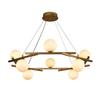 Nordic Modern Luxury Chandelier - Minimalist Living Room, Bedroom & Restaurant Lighting Fixture with Unique, Atmospheric Design.