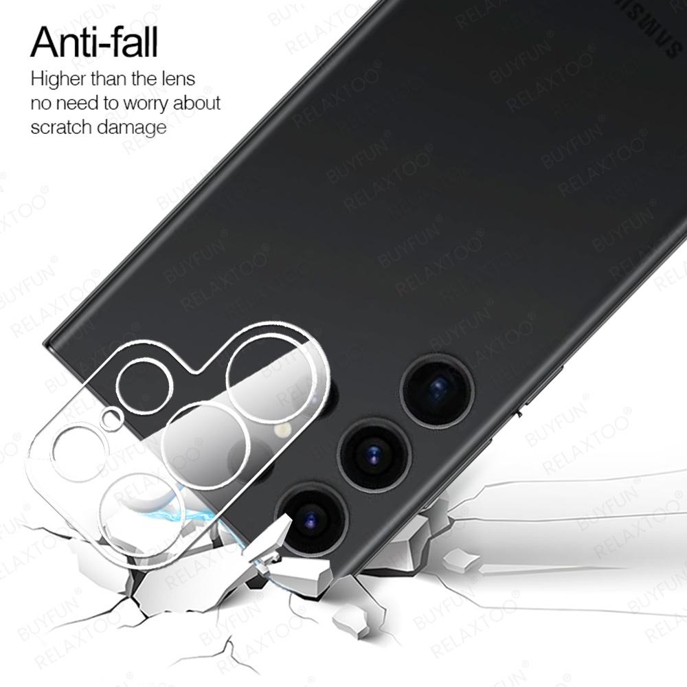 3pcs For Samsung Galaxy S24 S25 S26 Ultra Clear Camera Protector Cover Cap S 24 FE 25 Plus S25Ultra S26Ultra 5G Lens Glass Film