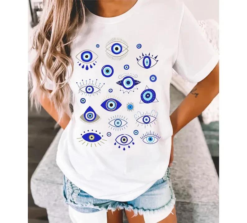 Evil Eye T-Shirt, Greek, Turkish Tee 4XL