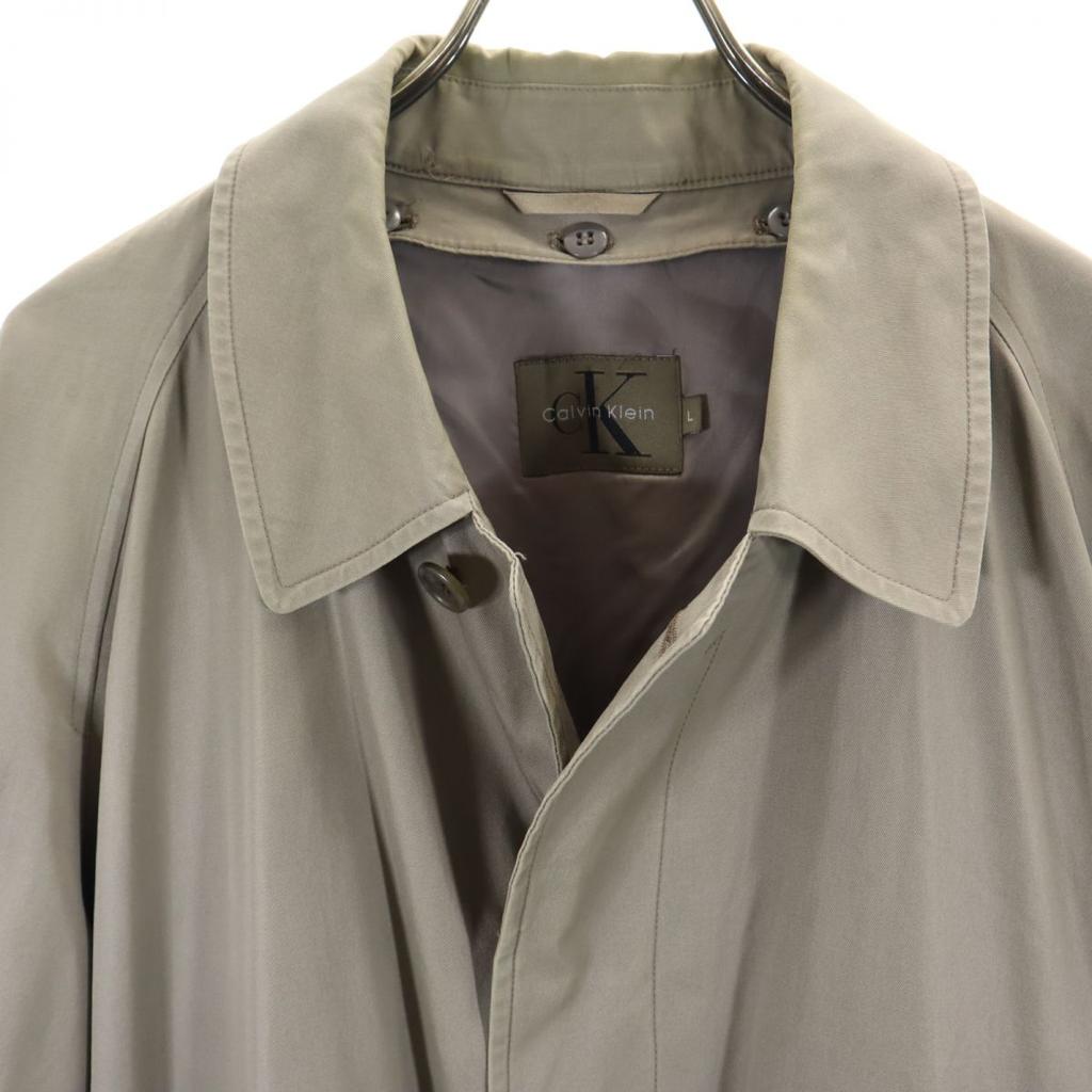 Calvin klein made in Japan With liner Stainless collar coat L Beige Men's Used