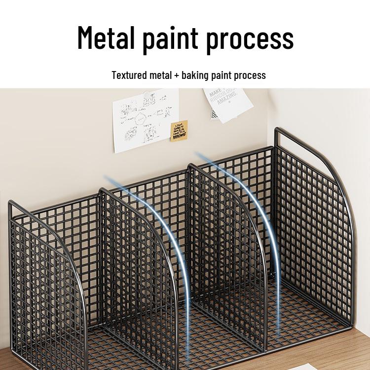 Schreibtisch-Akten- und Buchorganisator: Bücherregal, Regal, Buchstütze, Aktenaufbewahrung, Archivbox