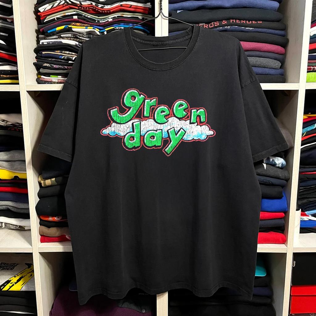 Green Day Aged T-Shirt Black S