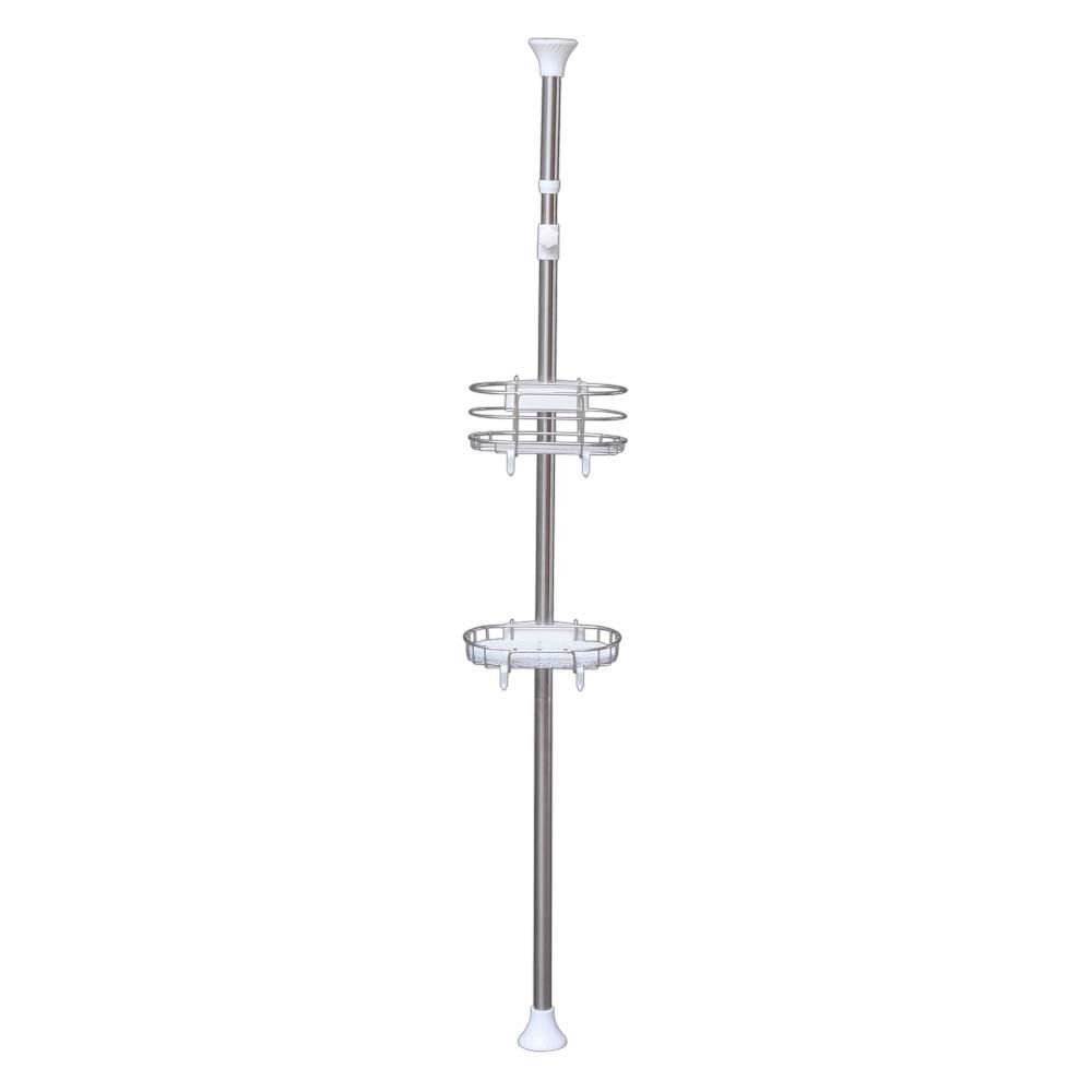 IRIS OHYAMA Bathroom Tension Stainless Height Rack, Steel, Expandable, 140-190cm, BLT-19S