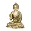 100% Pure Brass Life Story Buddha Idol For Home Decoration, Showpiece - 10 Inch