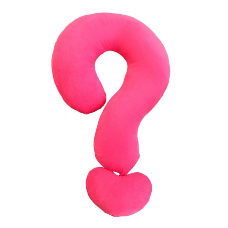 Soft and Comfortable Pillow Question Mark Pillow Cushion Plush Home Sofa Bedroom Sleep Cushion Cartoon Birthday Gift 1