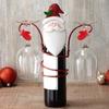 Holiday Wine Bottle Glass Holder Kitchen Storage Rack Christmas Bar Home Decor