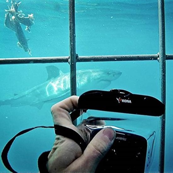 Kona Submariner Waterproof Phone Case for Smartphones Fully Waterproof for the Underwater and for Phones up to inches Also Protects Valuables - Sea,