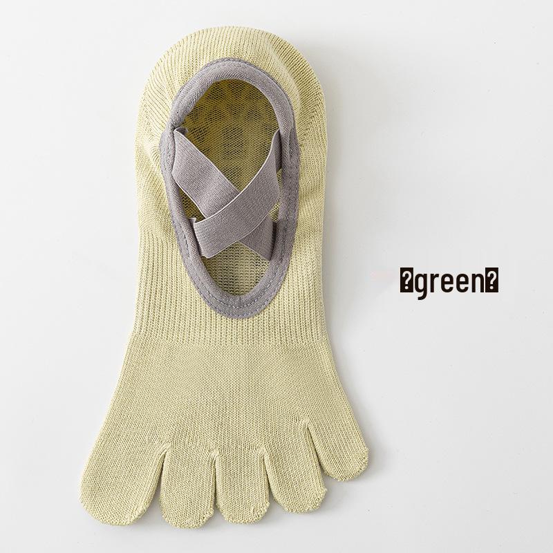 Non-Slip Five-Finger Yoga & Pilates Toe Socks for Indoor Fitness Training