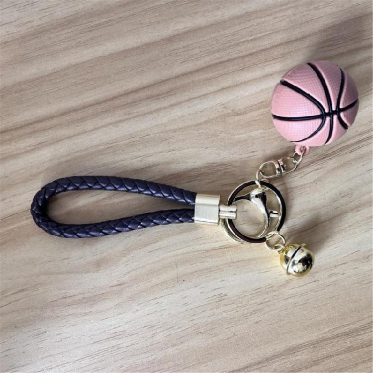 Basketball Bells Charm Keychains Simple Hangings Ornaments Pendant Keyring