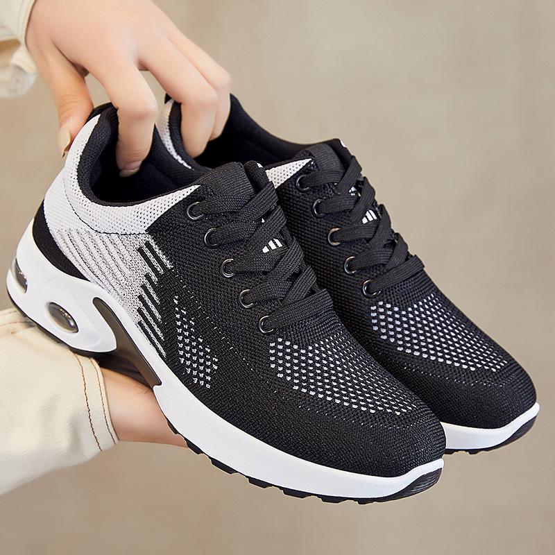 Women's Summer Mesh Fly-Knit Sneakers: Breathable, Fashionable & Versatile Casual Running Shoes