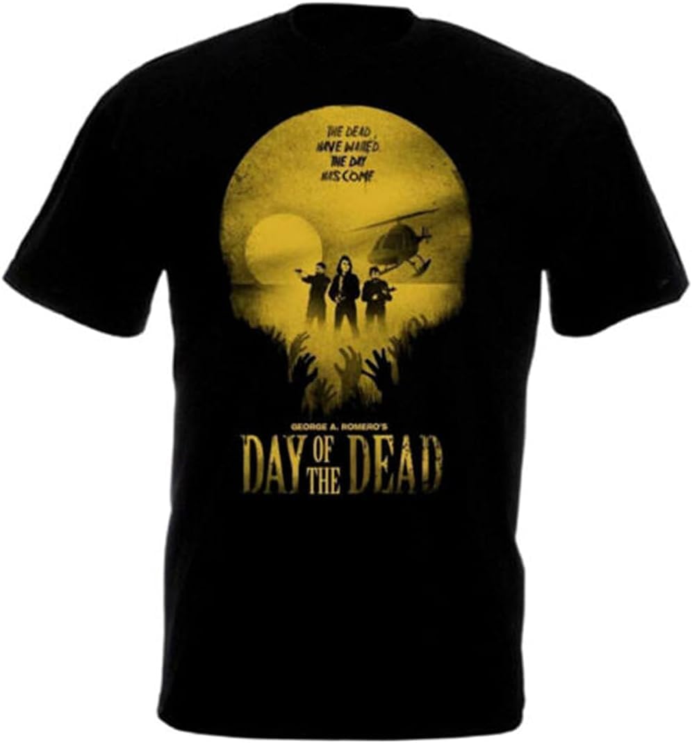 Day of The Dead v10 T-Shirt Black Horror Movie Romeroens L чёрный