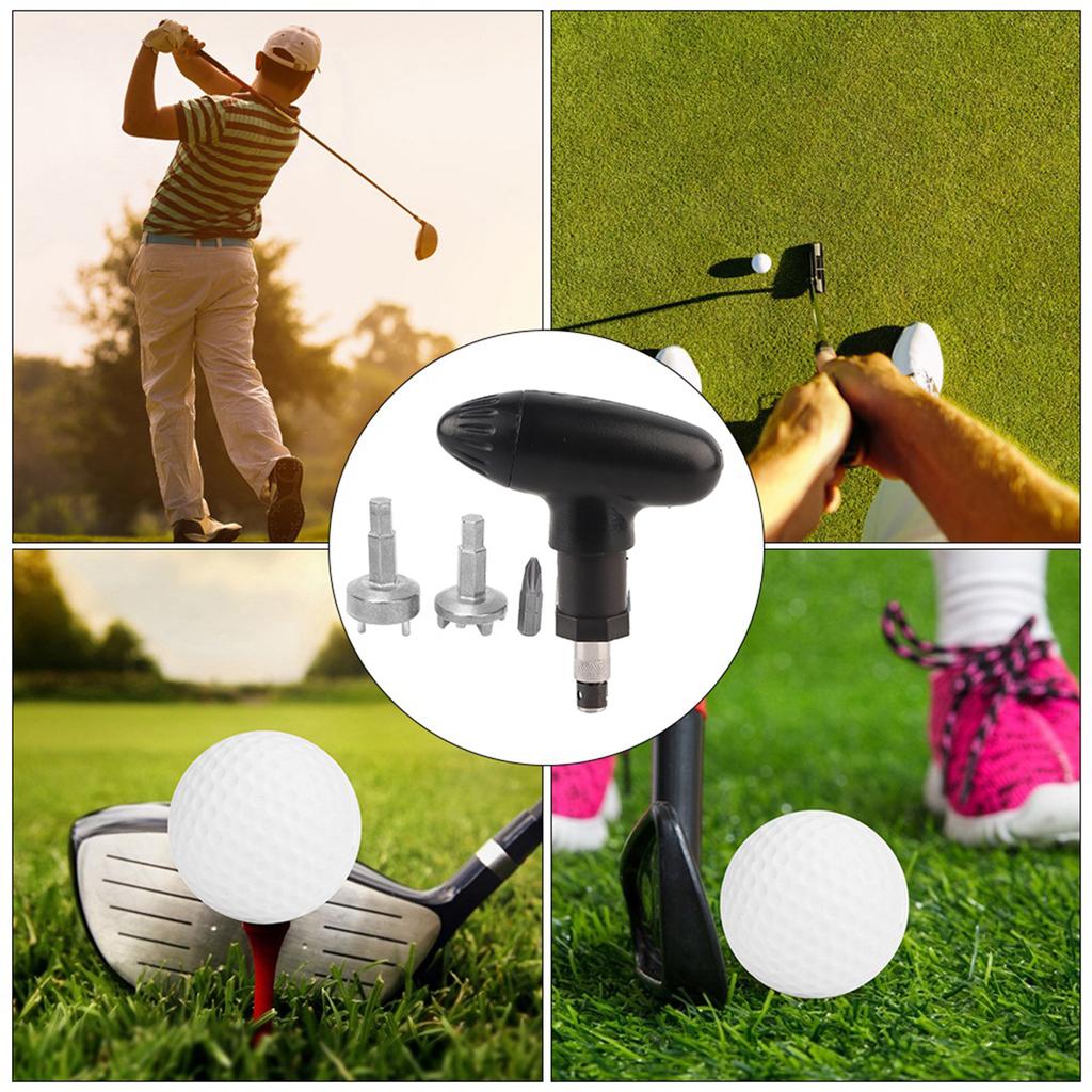 Plastic Multifunction Golf Shoes Cleat Remover Wrench Spike Removal Puller Maintenance Tool Accessory