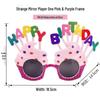 Creative Party Photo Props: Funny Cake & Christmas Birthday Glasses