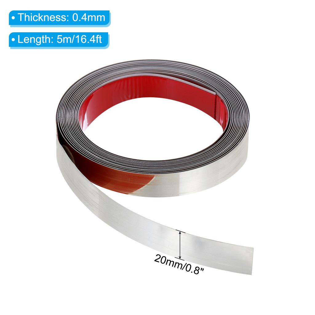 Stainless Steel Wall Sticker Self-adhesive Flat Decorative Lines Strip Background Wall Study Ceiling Edging for Wall Corner