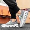 2024 Summer New Men's Large Net Breathable Sports Shoes Mesh Casual Sports Shoes Live Broadcast Low-top Platform Men's Shoes