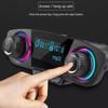 Car Bluetooth Charger FM Transmitter Mp3 Player Auto Wireless Handsfree Dual USB Charger LED Screen Bluetooth 5.0 Car 2027