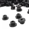 100Pcs Black Rubber