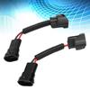 2Pcs H11 Bulb Lamp Base Adapter Socket Female Male Wire Plug Harness Holder For Car Headlight