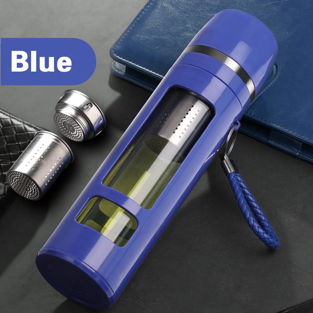 УЮТНЫЕ термосы 500 мл из нержавеющей стали, грелка, кофе/чай, кружка с молоком синий