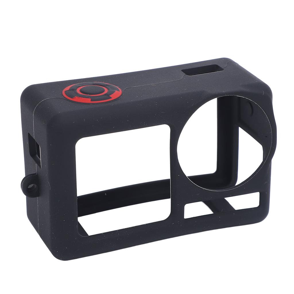 Silicone Protective Sleeve Cover for Action 5 Pro Anti Drop Camera Lens Protector Camera Accessories with Wrist Strap Anti Lost Rope