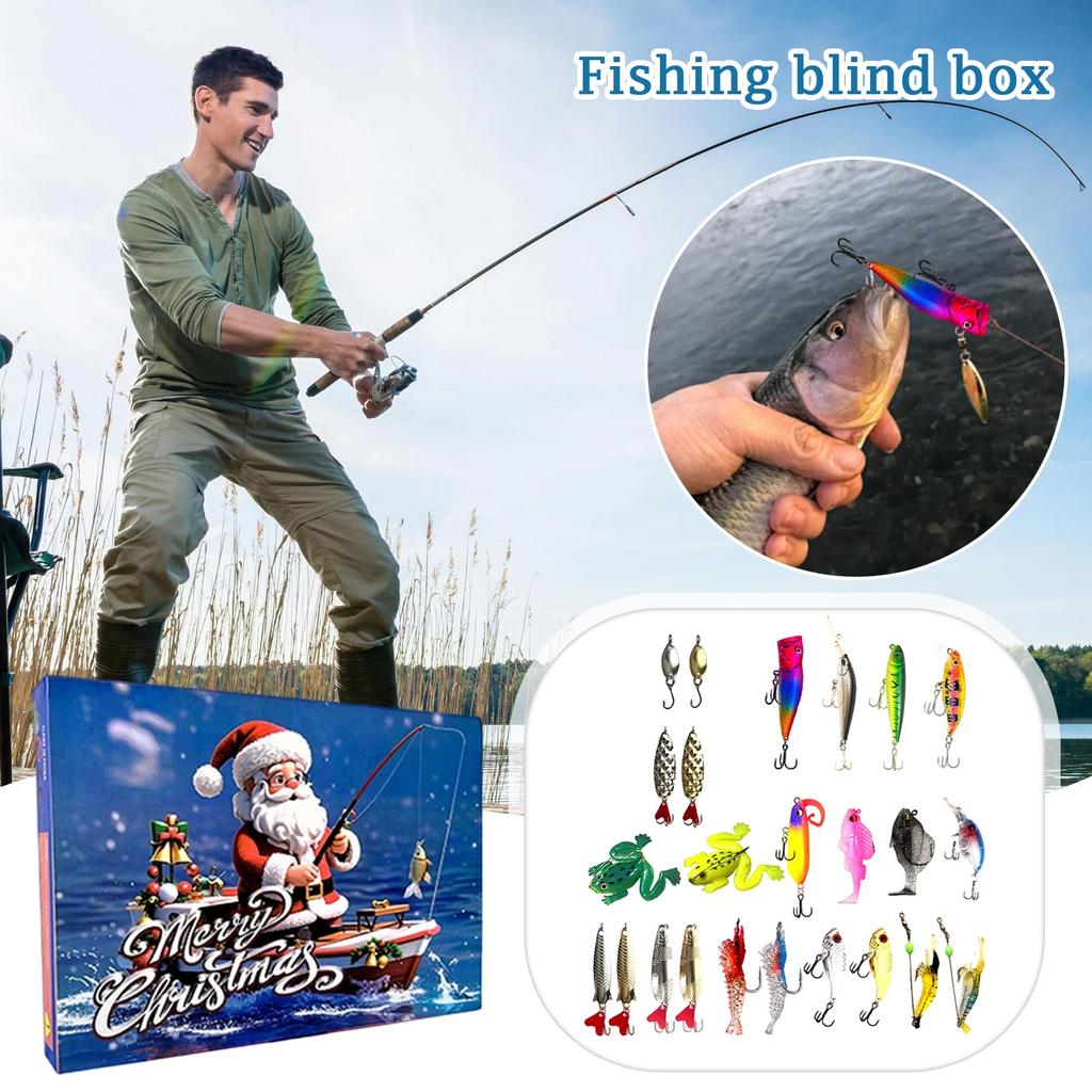 Christmas Fish  Set Creative Fishing Enthusiast Gift Set Multi Variety Fish  Fish  Set