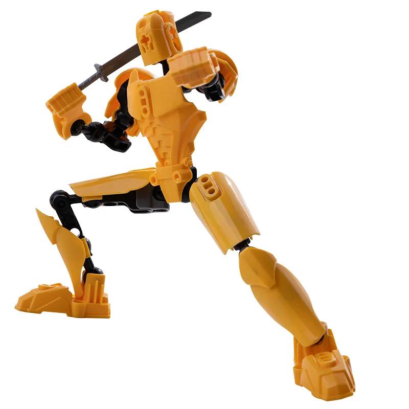 Bricolage MOC Articulation Multiple Mobile Squelette Kanohi Biochimique Jouet Enfant Robot Armure Guerrier Poupée Polyvalent pour Cadeaux