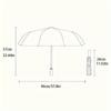 Automatic Open/Close Windproof Umbrella with Elegant Purple & Golden Dragonfly Design, Portable Folding Lightweight for Men &