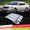For Lexus LS XF30 430 2001 2002 2003 2004 2005 2006 Luxuriou Chrome Door Handle Cover Catch Trim Set Car Styling Accessories ABS