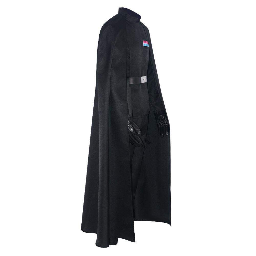 Star Wars Herren Imperialer Offizier Cosplay Kostüm - Schwarzer Uniformanzug