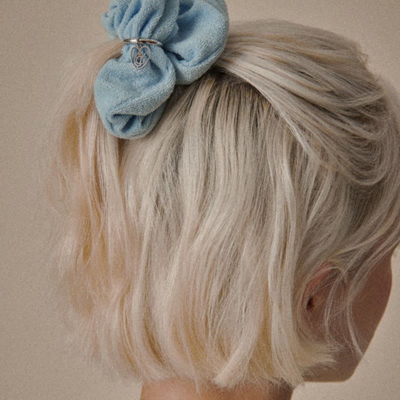 OVT-U Terry Logo Pendant Scrunchie