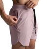 Sports Shorts Solid Color Loose Drawstring Summer Quick Dry Zipper Pockets Shorts for Fitness
