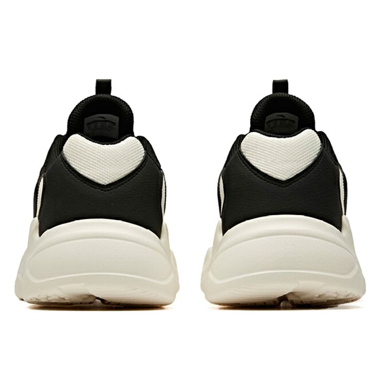 Anta Trendy Versatile Low-Top Casual Shoes Men Sneakers Black White 111948823R-1
