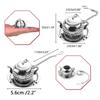 1pc Loose Leaf Tea Infuser Ball, Stainless Steel Tea Strainer Set With Chain And Drip Trays, Tea Filter For Mug, Cup And Pitcher
