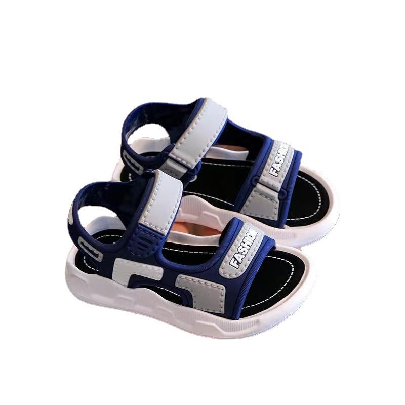Summer Kids Sandals for Boys Fashion Breathable Soft Comfortable Sport Beach Shoes Children Outdoor Non Slip Lightweight Sandals