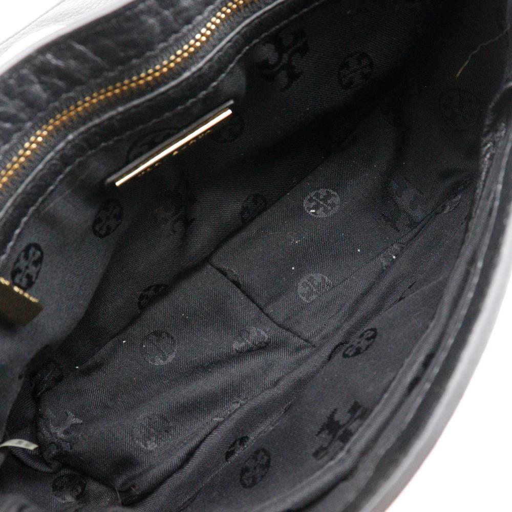 Tory Burch ChainShoulder Shoulder Bag Black Leather Women Used