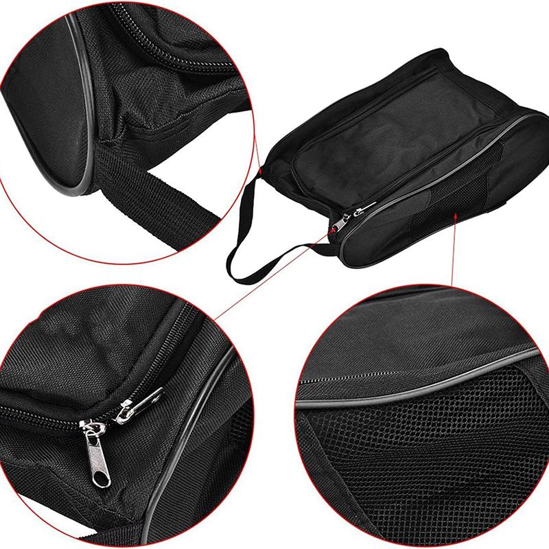 Basketball Training Shoe Bag Mesh Breathable Waterproof Large Capacity Pouch for Outdoor Sports Gym Travel