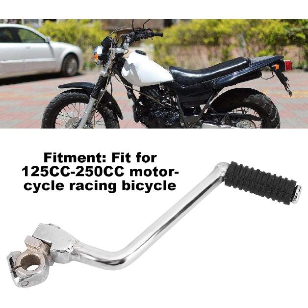 17mm Motorcycle Kick Starter Lever, Universal Fit for 125-250 Cubic Centimeters Racing Motorcycles and Bicycles, Engine Control Parts