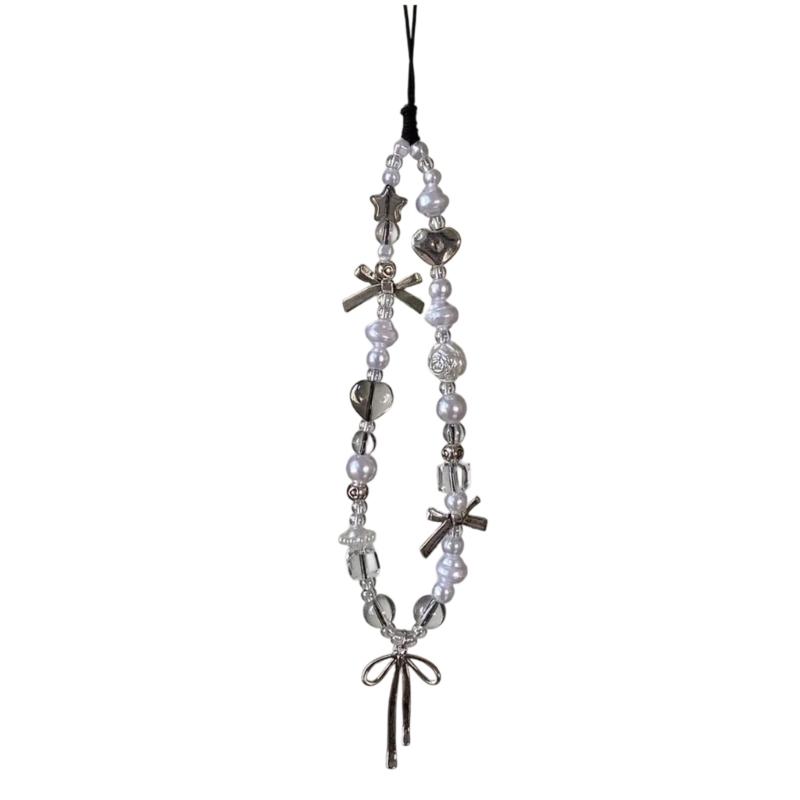 

Stylish Mobile Phone Strapped With Pendant Durability ABS Construction Universal Compatibly For Daily Use 1