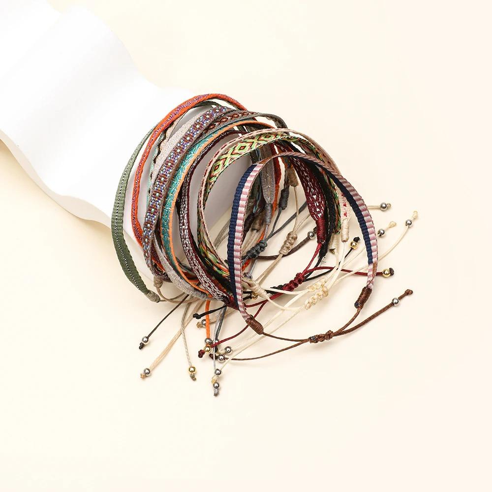 Bracelets Ethnic Style Woven Bracelet Handwoven Bohemian Style Handmade Accessories